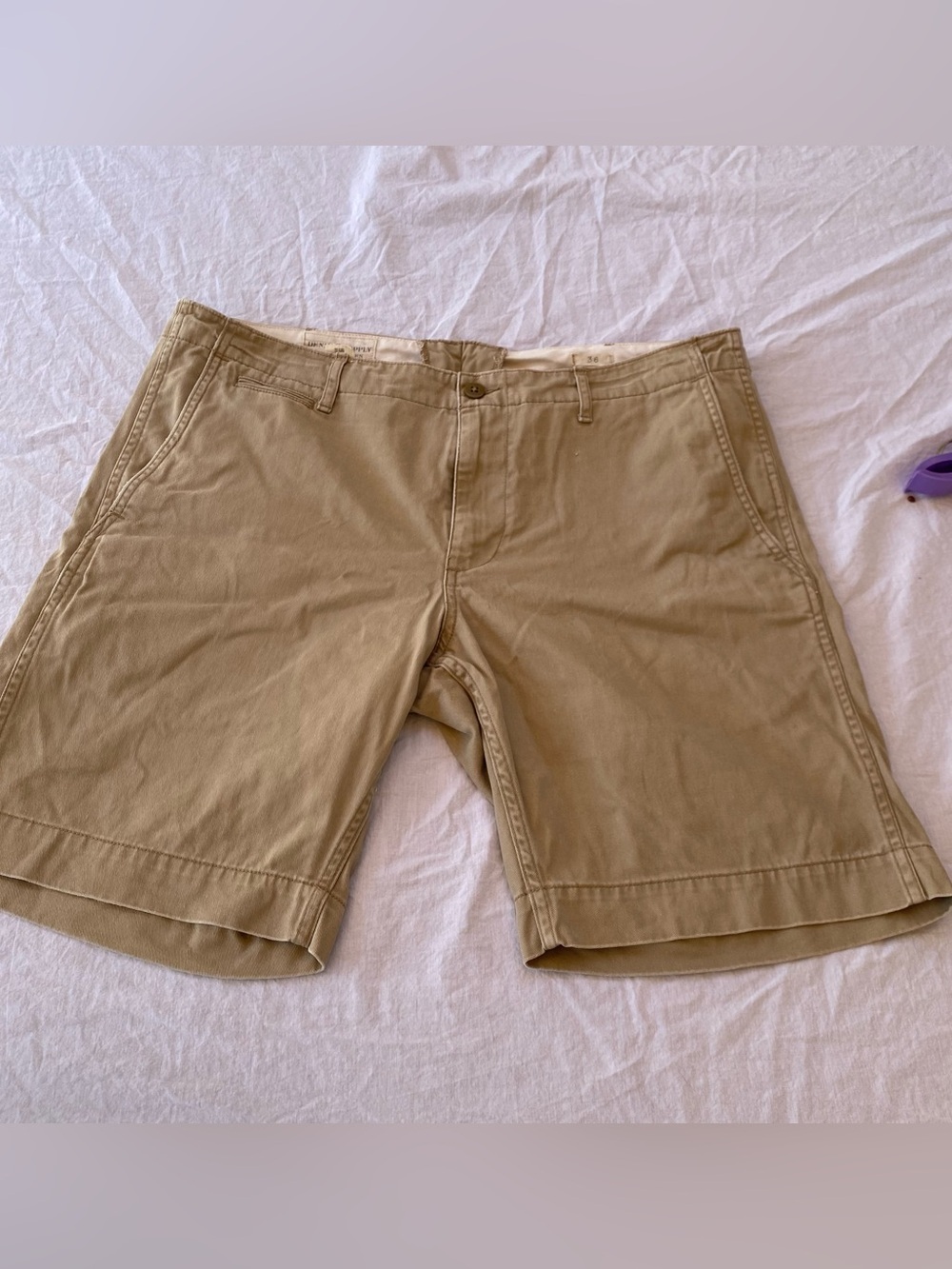 Ralph Lauren Denim & Supply Khaki Shorts Mens 36 Chino Classic Casual